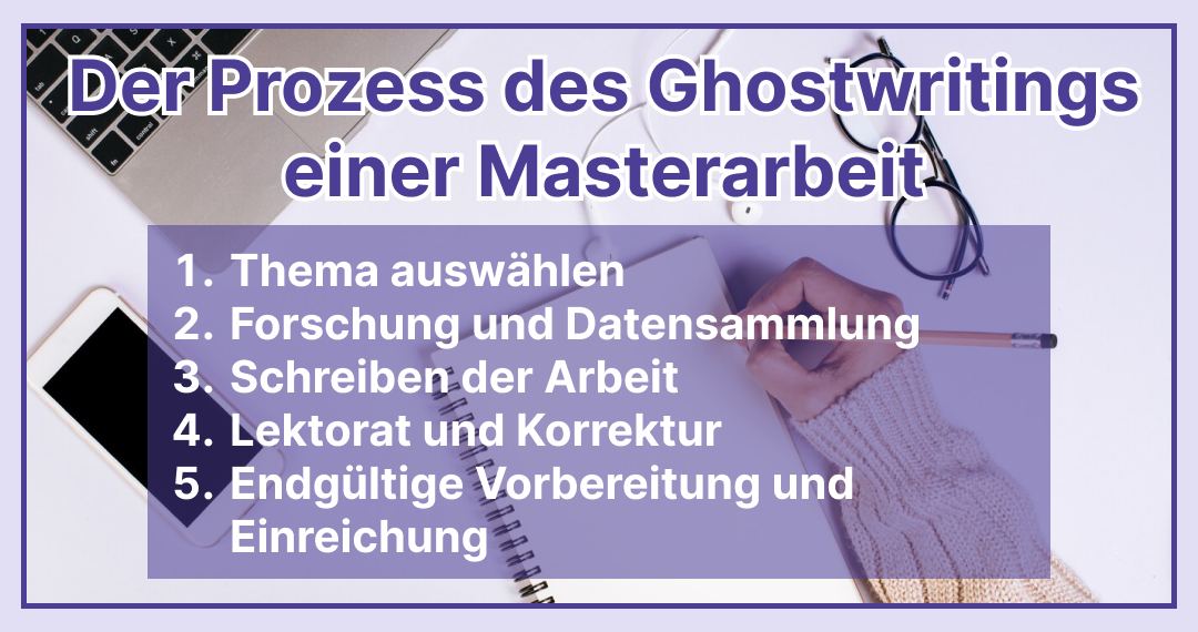 Der Prozess des Ghostwritings einer Masterarbeit